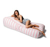 Malibu Lounger pink stripes