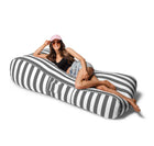 durable Lime Stripes Malibu Lounger - outdoor bean bag lounger by Bean Bags R Us Australia — thumbnail 5