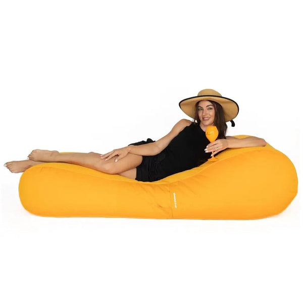 Orange Malibu Lounger - UV protected outdoor bean bag lounger from Bean Bags R Us — image 2