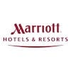 Marriott branded bean bags - corporate client of Bean Bags R Us