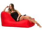 Media Lounge in Red - fade resistant outdoor bean bag lounger by Bean Bags R Us — thumbnail 9