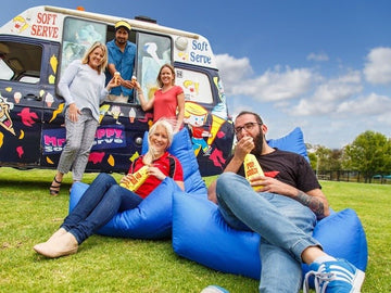 Merlin Large Bean Bag Chairs ice cream truck