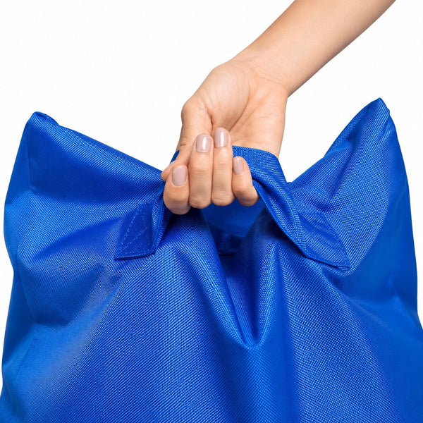 close up of handle detail on merlin bean bag chair — image 2