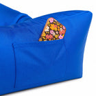 close up of pocket detail on merlin bean bag chair — thumbnail 3
