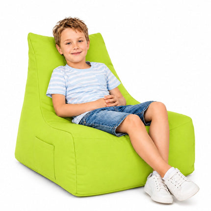 Bean Bags R Us Lime Mini Merlin Kids Bean Bag Chair