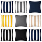 Black Stripes Outdoor Cushions - luxury bean bag cushion from Bean Bags R Us — thumbnail 2