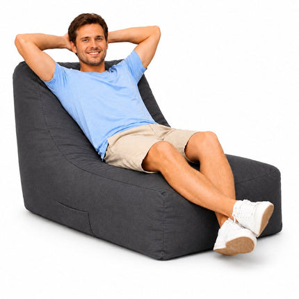 Bean Bags R Us Charcoal Portofino Bean Bag Lounger
