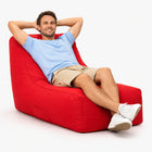 Bean Bags R Us Red Portofino - all-weather outdoor bean bag lounger — thumbnail 4