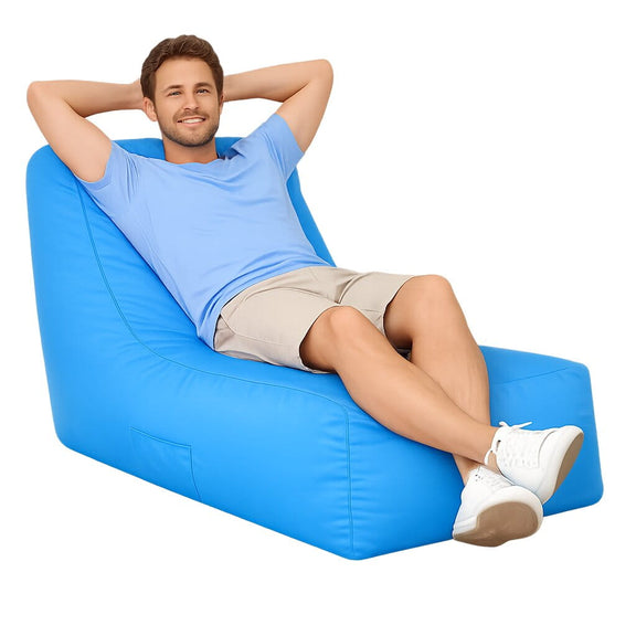 portofino oversized bean bag lounger aqua