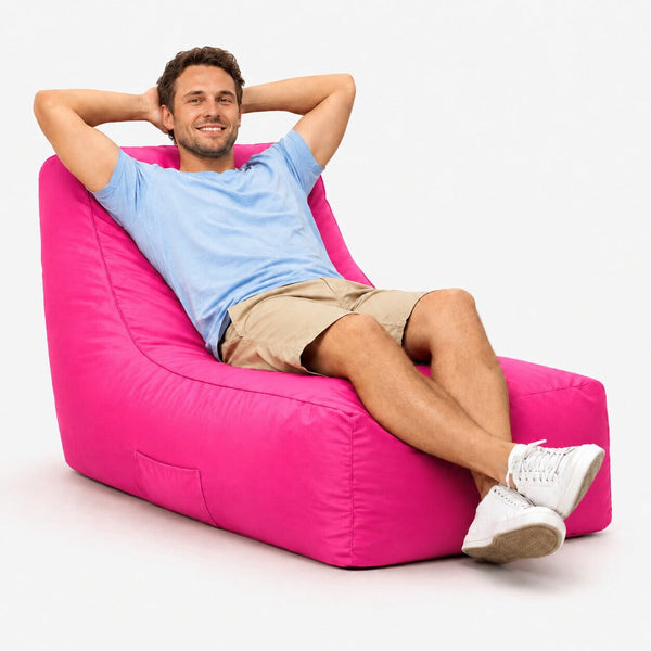 Portofino in Pink - fade resistant outdoor bean bag lounger by Bean Bags R Us — image 9