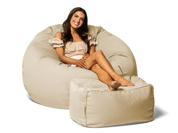 Positano Outdoor Bean Bags 112cm beige