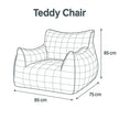 Teddy Chair Linen - Bean Bags R Us