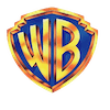 Warner Bros logo with 'WB' initials on a blue background - Bean Bags R Us